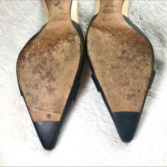 GUCCI Black Open-back Heels - Picture 5 of 12